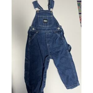 Key Brand kids overalls size 18 months snap bottom Dark Denim‎